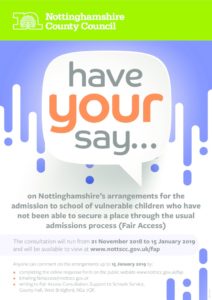 thumbnail of Fair Access Consultation poster