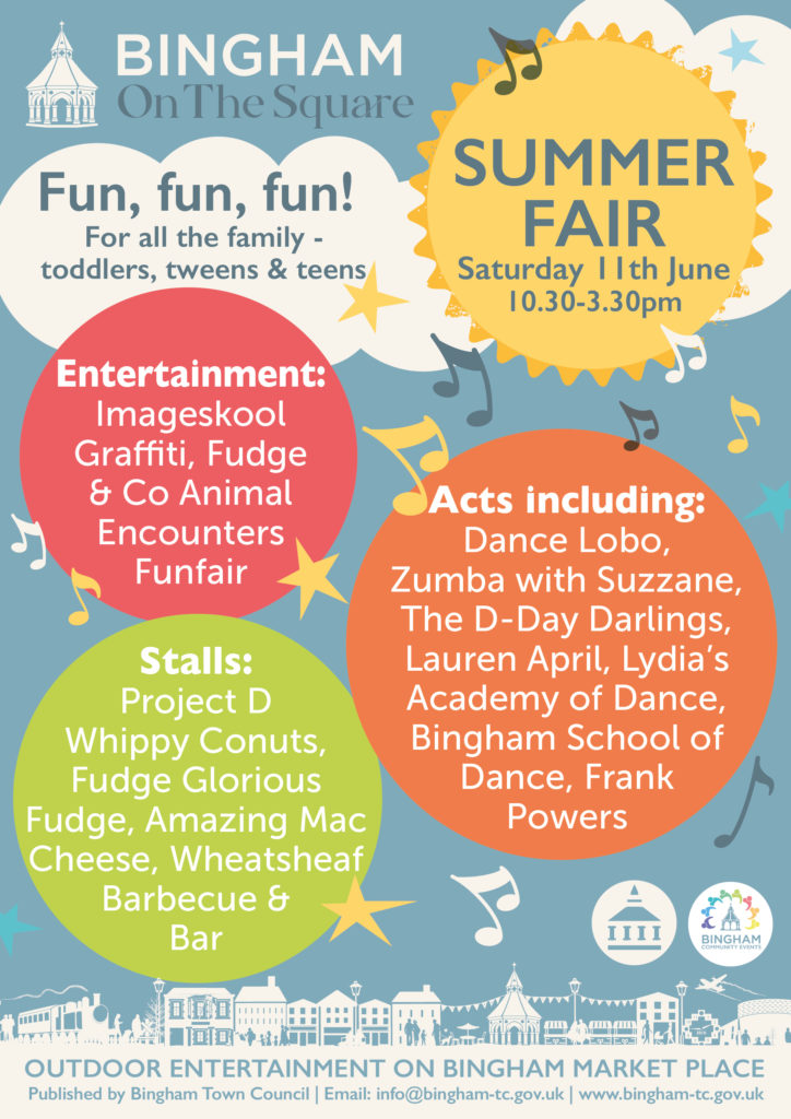 Bingham Summer Fair 2022 Bingham Town Council